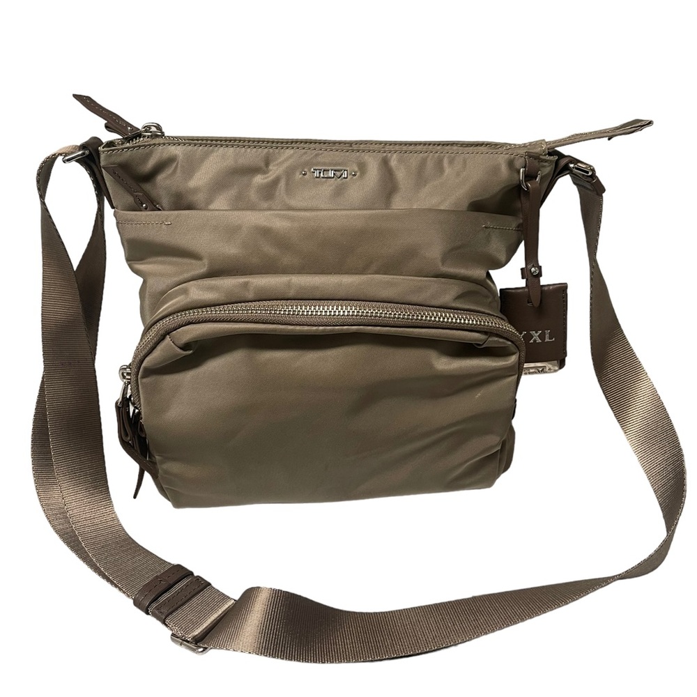 COPY - Tumi gray nylon crossbody handbag